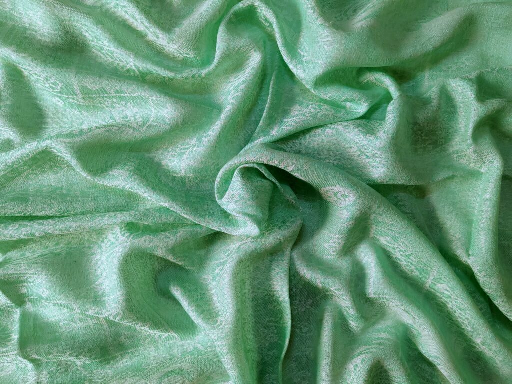 Sang-e-Yashm Jacquard Merino Silk Scarf