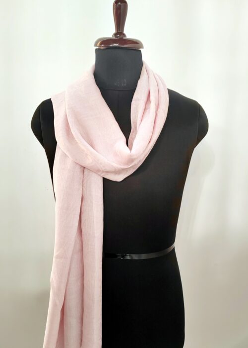 Gulaab-e-Sehr Jacquard Merino Silk Scarf