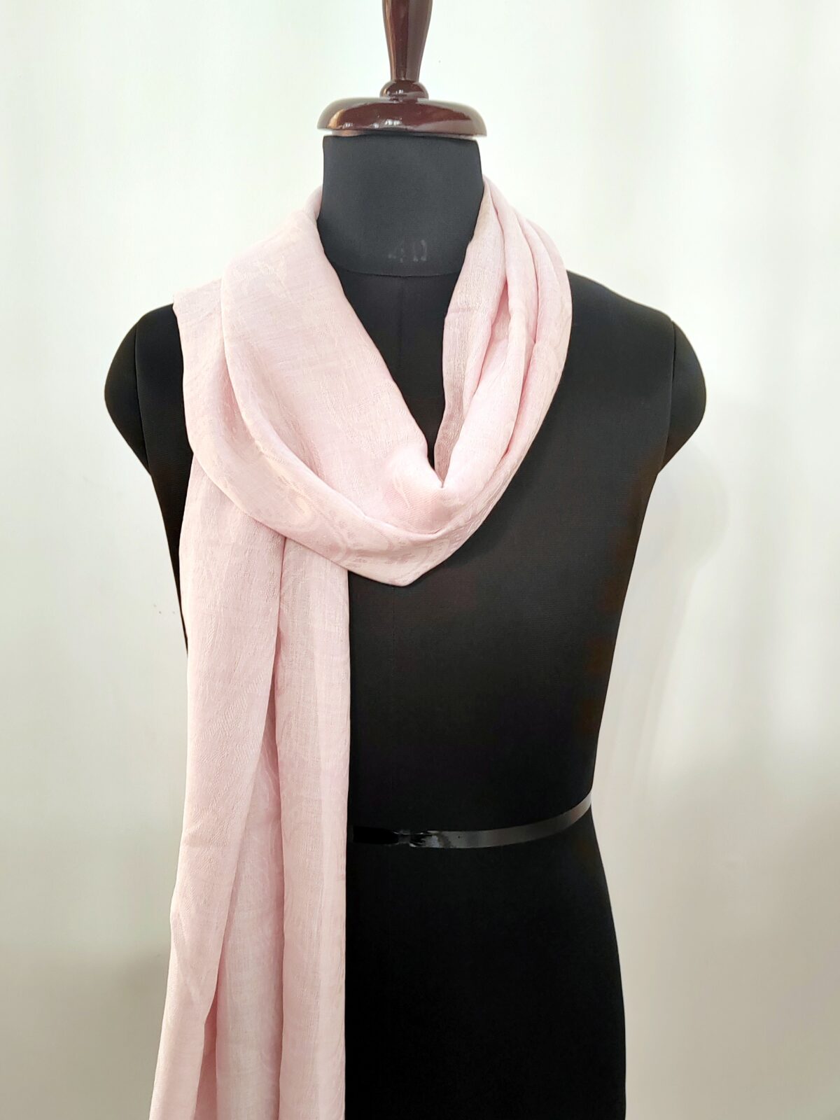 Gulaab-e-Sehr Jacquard Merino Silk Scarf