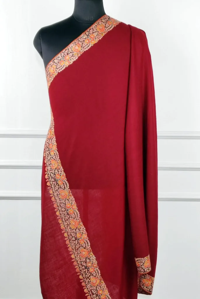 Noor-e-Zar Sozni Shawl