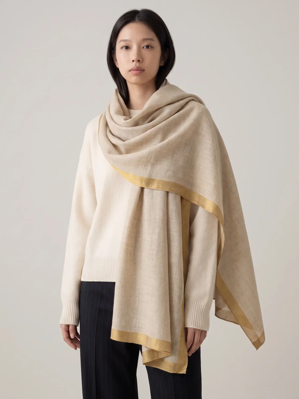 Silk Line Mirage Scarf