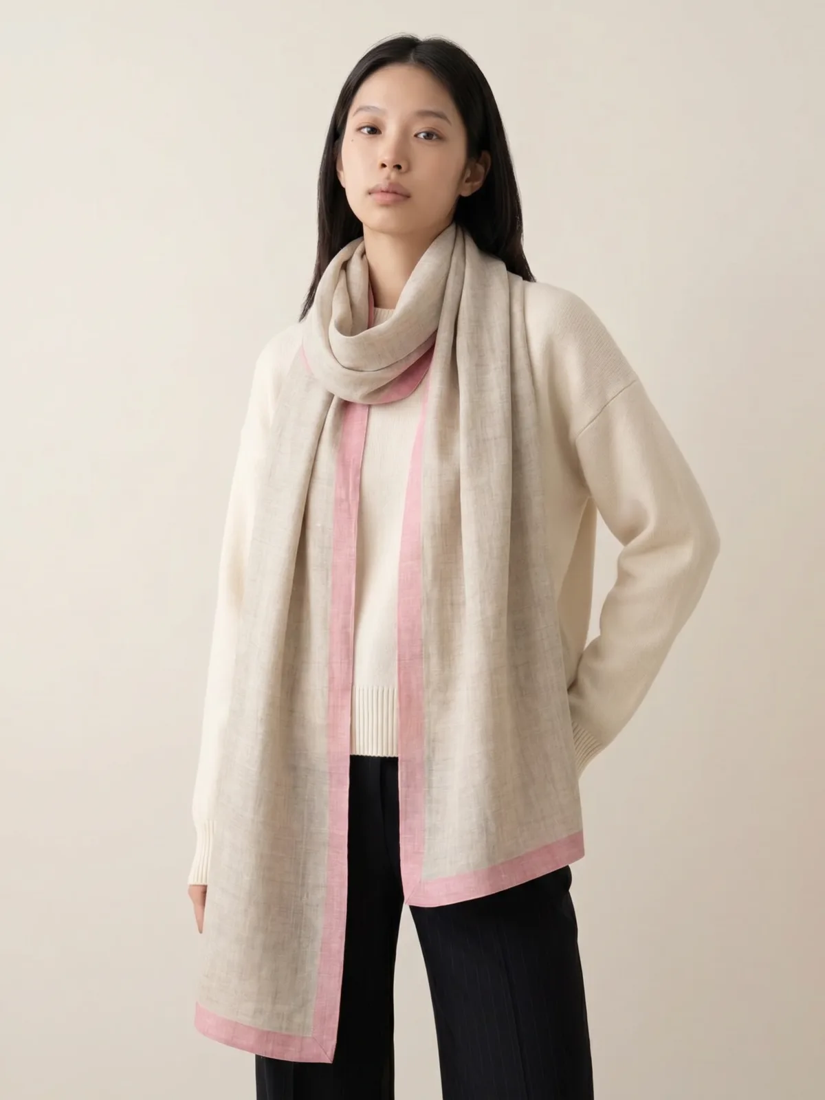 Silk Line Mirage Scarf