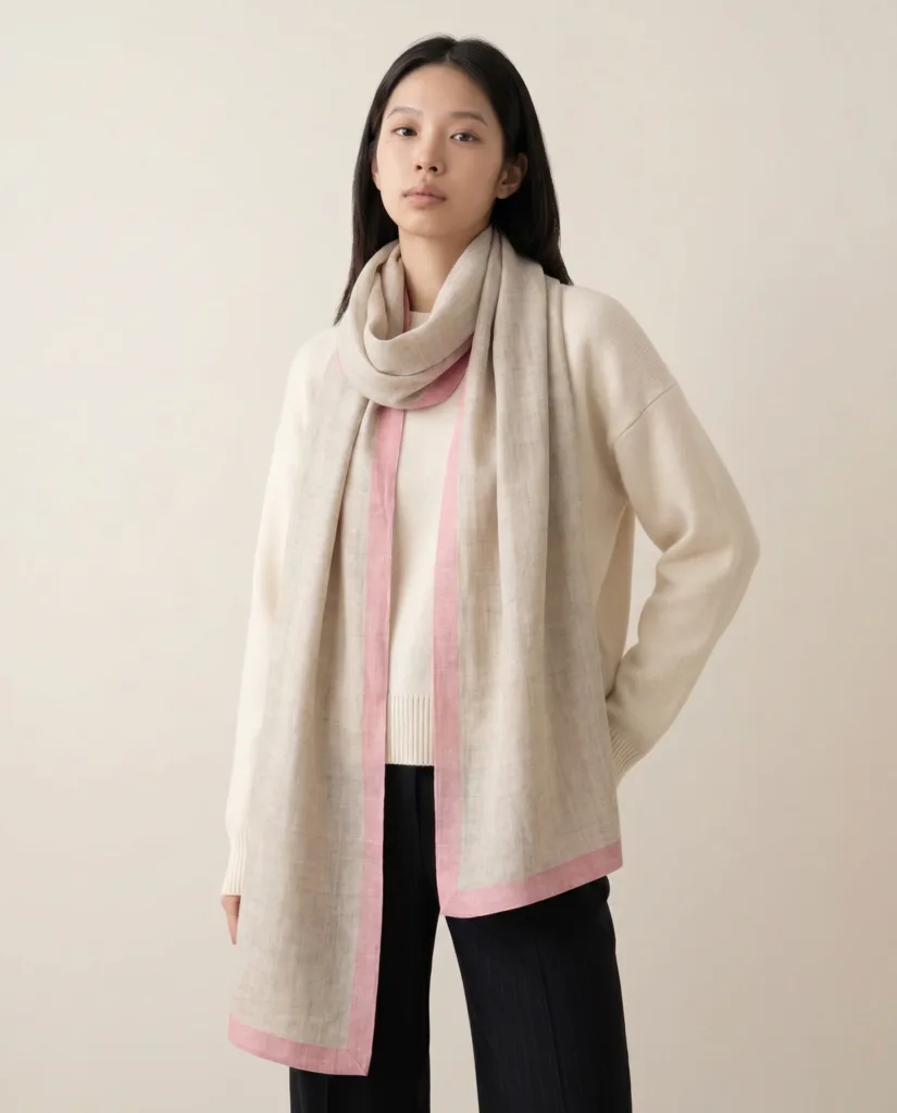Silk Line Mirage Scarf
