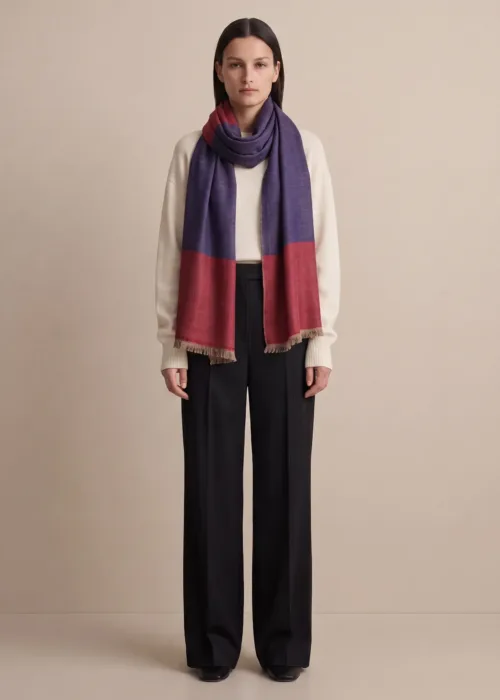 Heritage Pashmina® Shabnam Ember Handwoven Scarf