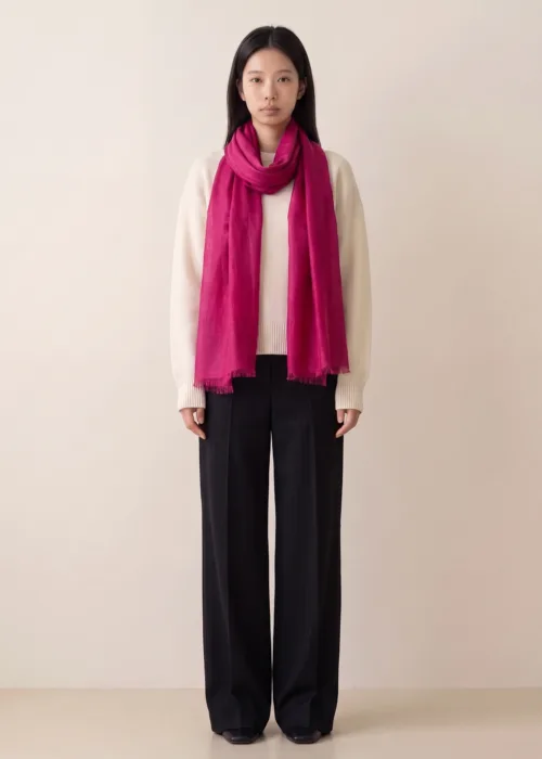 Jacquard Veil Scarf