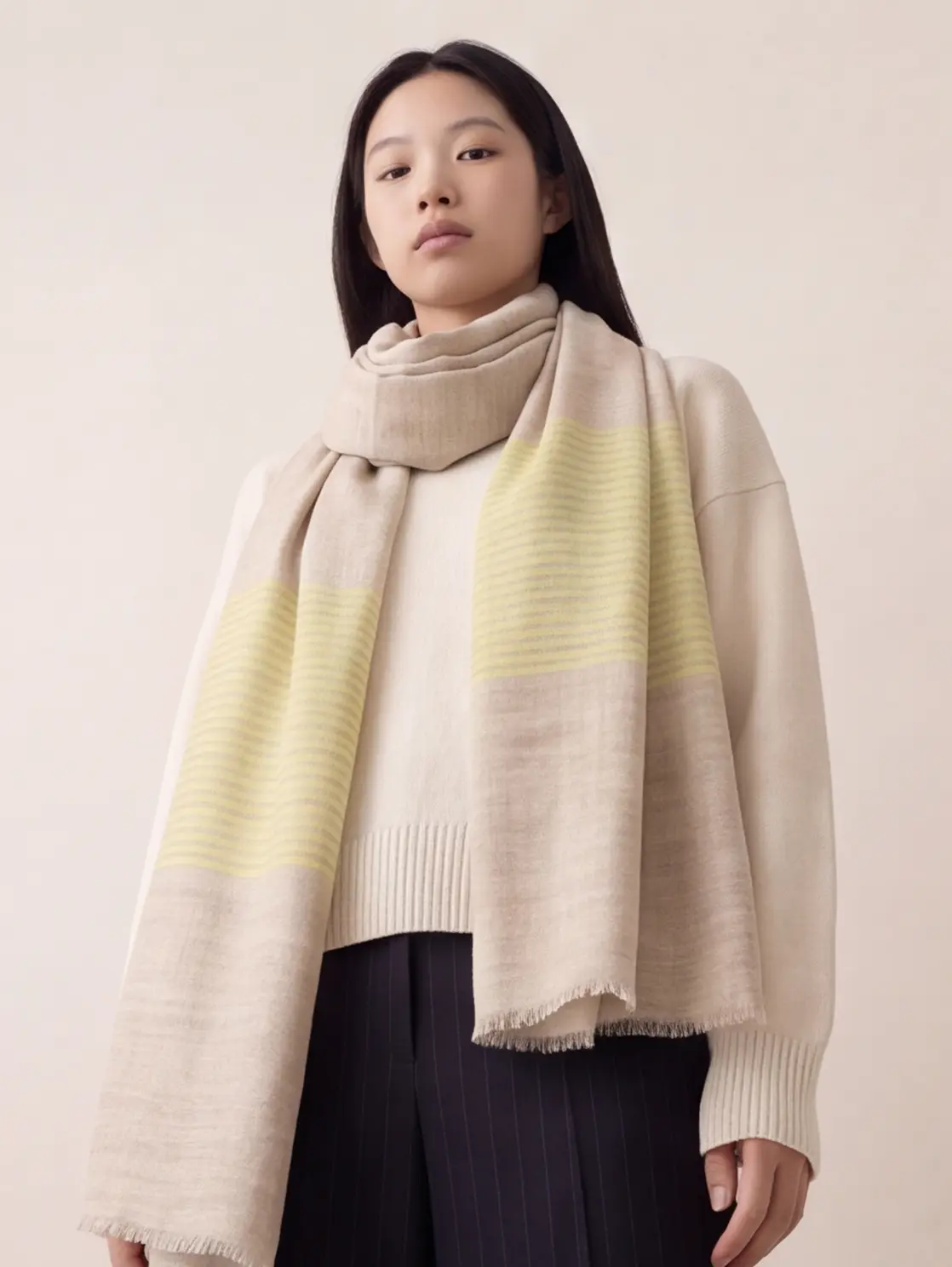 Wan Posh Wool Silk Scarf