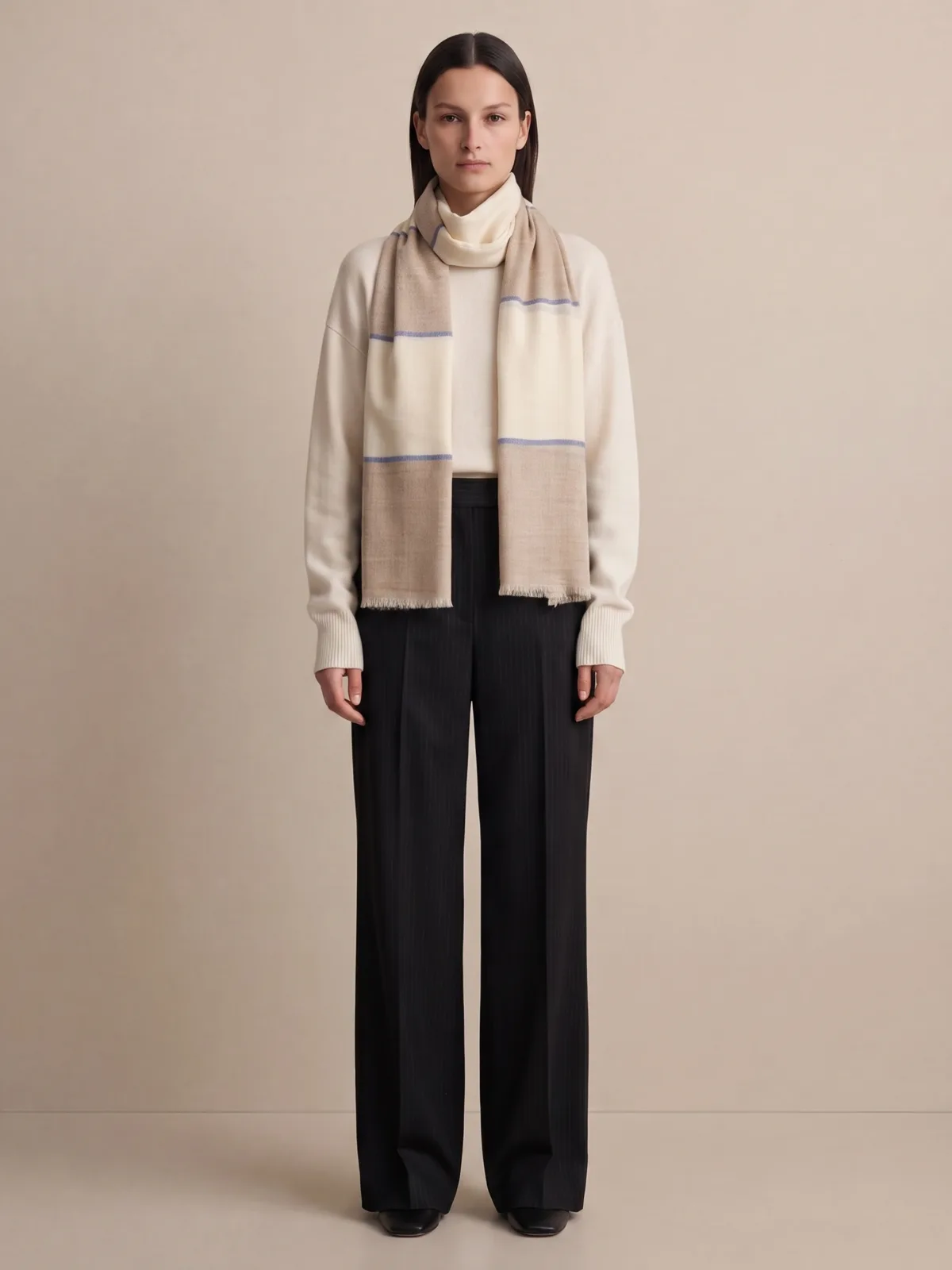 Neel Sheen Wool Silk Scarf