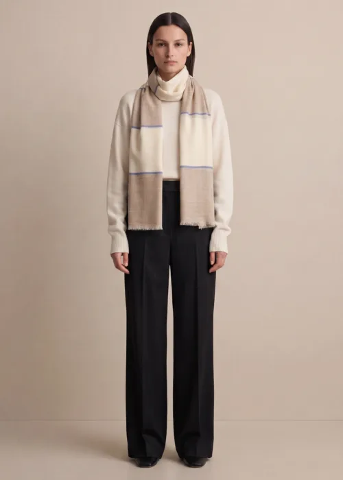 Neel Sheen Wool Silk Scarf