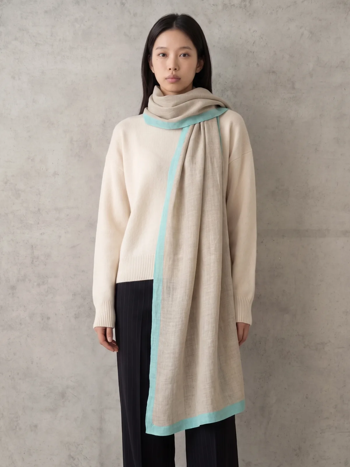 Silk Line Mirage Scarf