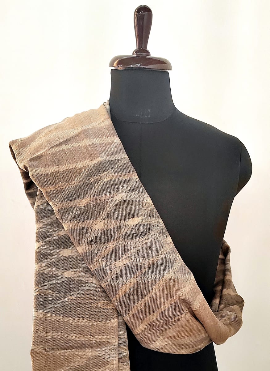 Driftwood Ikat Men's Shawl