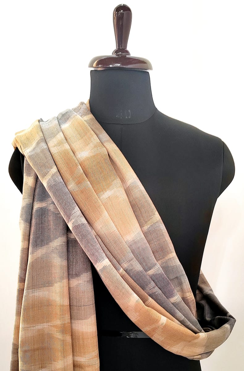 Woodsmoke Ikat Men's Shawl