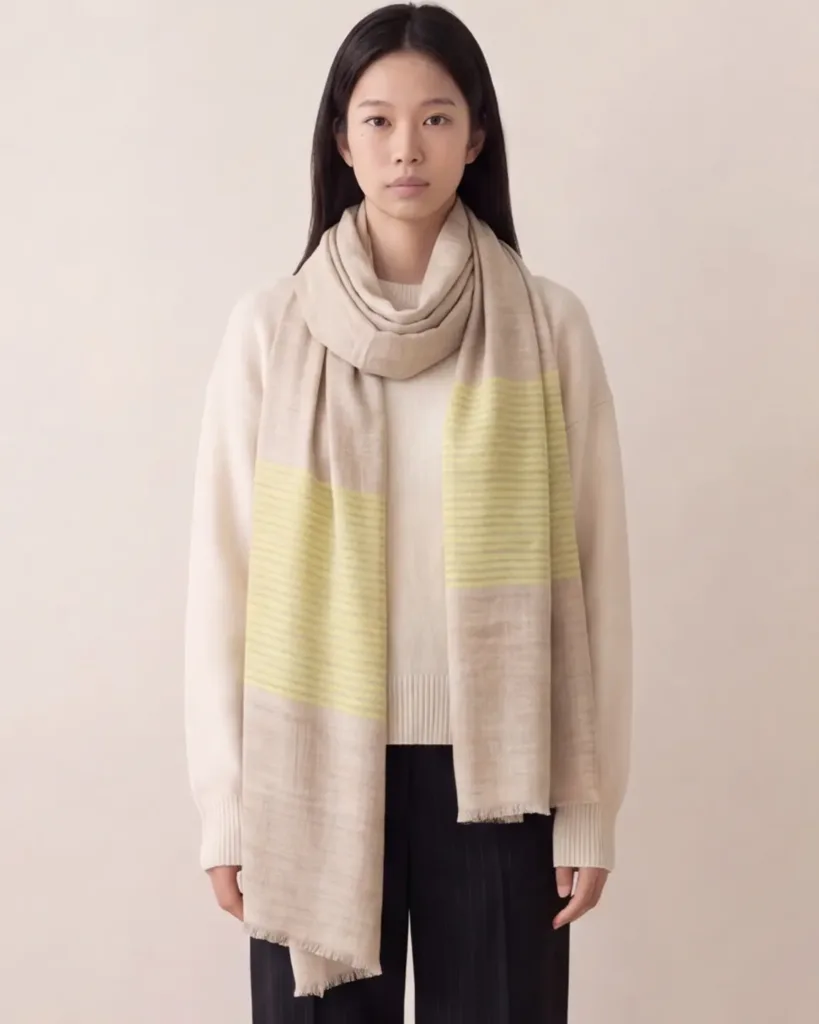 Wan Posh Wool Silk Scarf