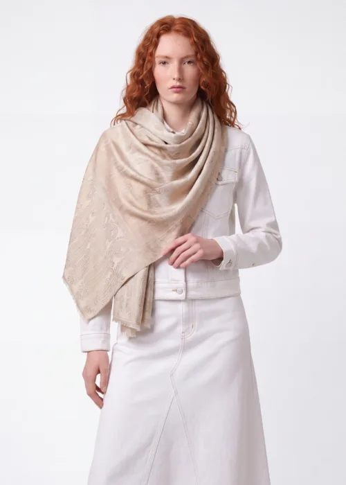 Shaam-e-Zar Jacquard Scarf