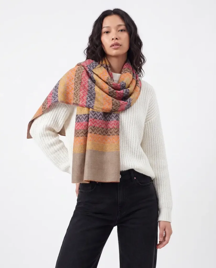 Wildflower Pashmina Kani Scarf