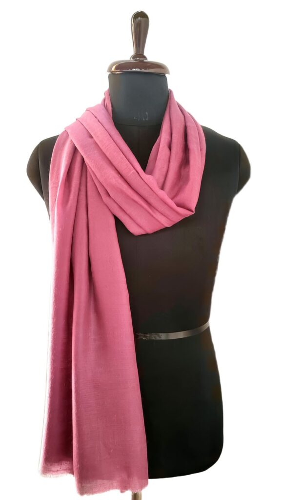 Chashm Kashmiri Pashmina Shawl in Pink