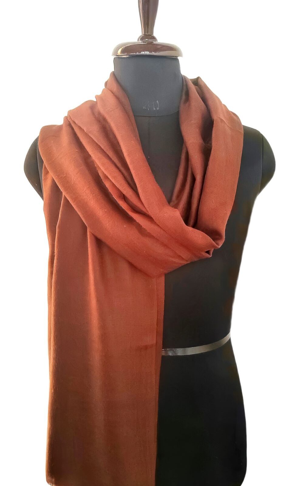 Heeposh Kashmiri Pashmina Shawl in Rust