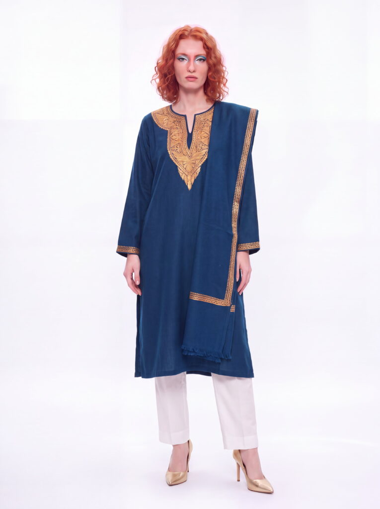 Zara Firozi Royale Tilla Pheran Set